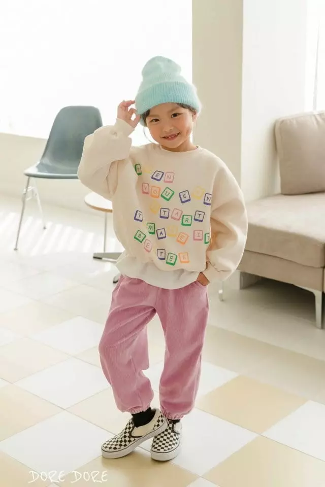 Dore Dore - Korean Children Fashion - #designkidswear - Key Board Sweatshirt - 7