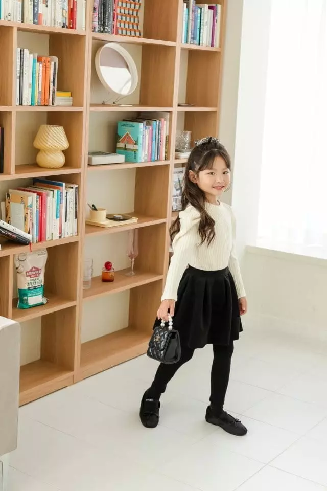 Dore Dore - Korean Children Fashion - #designkidswear - Tulip Skirt Leggings - 12