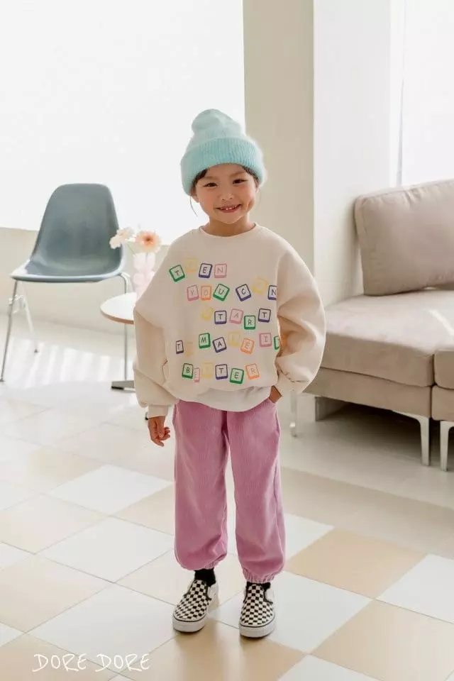 Dore Dore - Korean Children Fashion - #discoveringself - Key Board Sweatshirt - 8