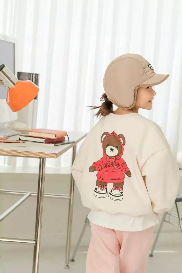 Dore Dore - Korean Children Fashion - #discoveringself - Hoody Bear Sweatshirt - 7