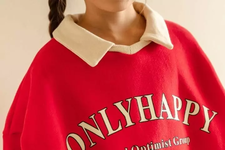 Dore Dore - Korean Children Fashion - #discoveringself - Only Collar Sweatshirt - 6