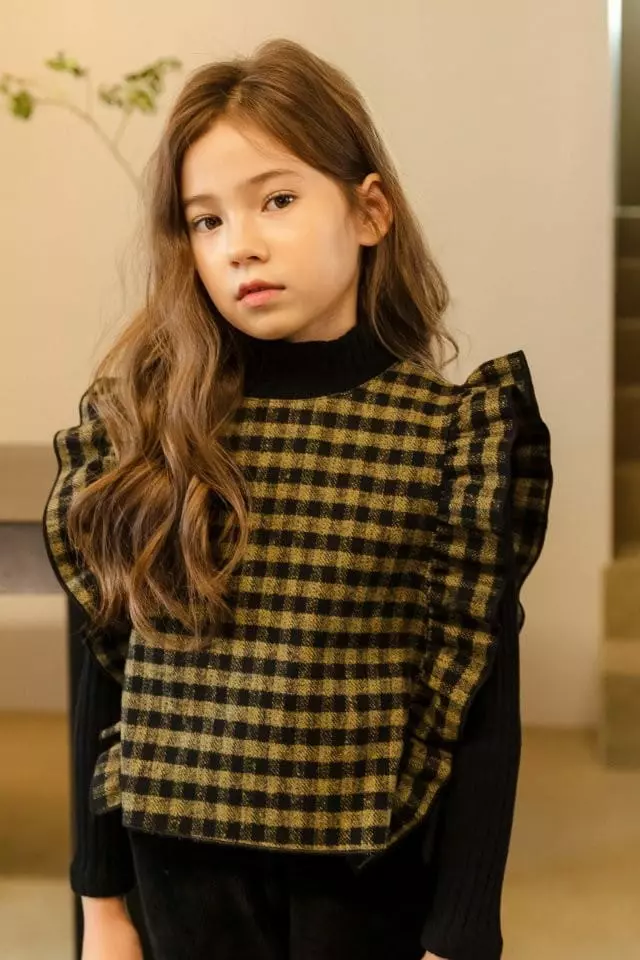 Dore Dore - Korean Children Fashion - #fashionkids - Frill Gobang Vest - 6