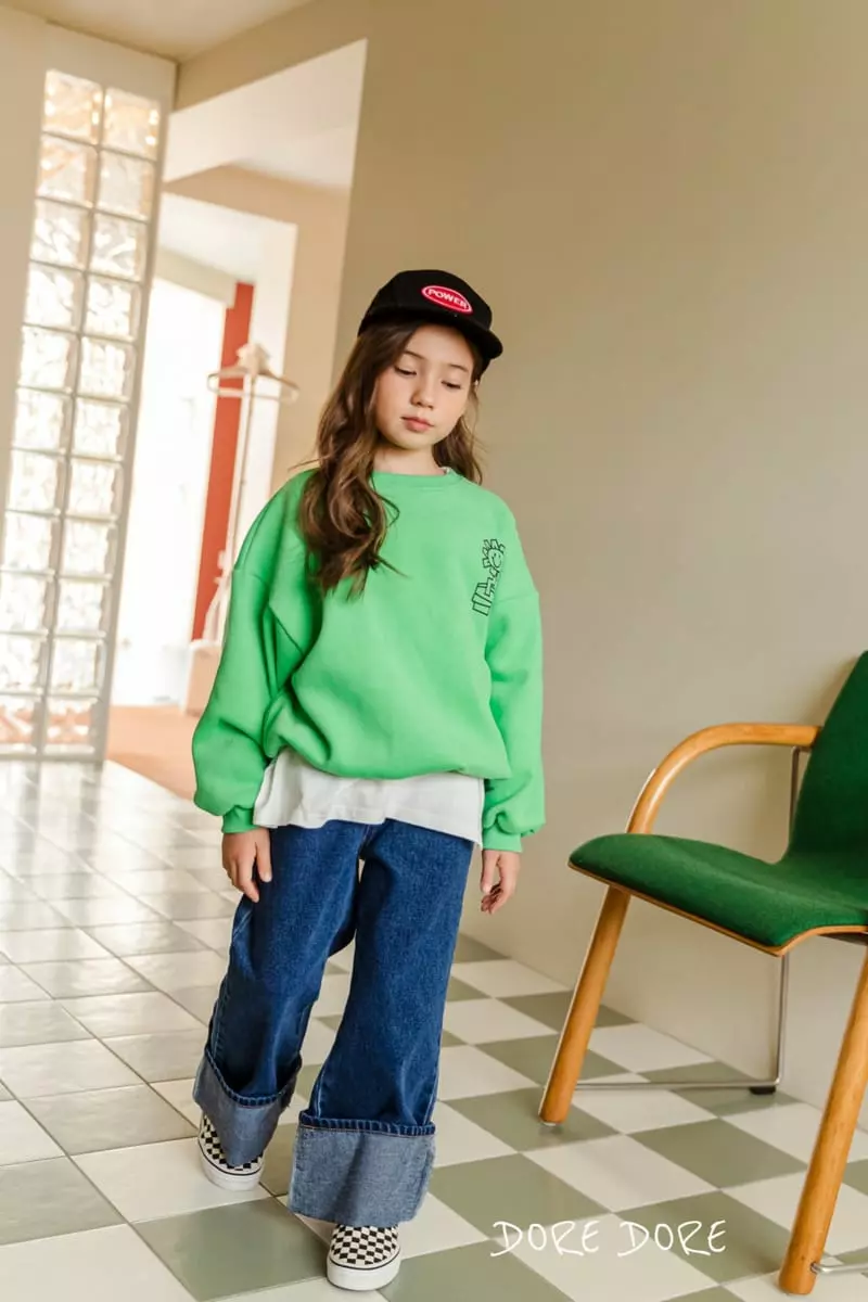 Dore Dore - Korean Children Fashion - #fashionkids - Roll-up Bootscut Pants - 2