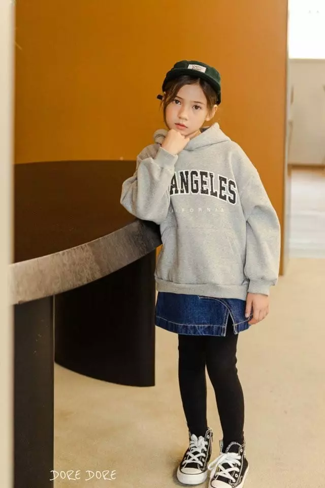 Dore Dore - Korean Children Fashion - #kidsshorts - Los Angelo Hoody - 10