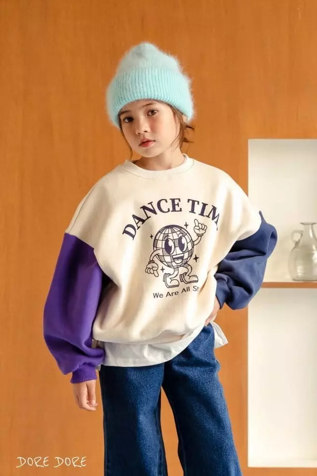 Dore Dore - Korean Children Fashion - #kidsshorts - Dance Time Sweatshirt - 3