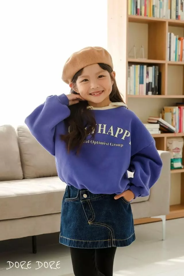 Dore Dore - Korean Children Fashion - #kidsshorts - Only Collar Sweatshirt - 8