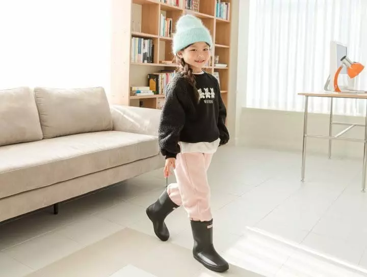 Dore Dore - Korean Children Fashion - #kidsshorts - Bear Raglan Sweatshirt - 7