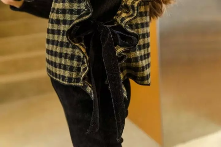 Dore Dore - Korean Children Fashion - #kidsstore - Frill Gobang Vest - 8
