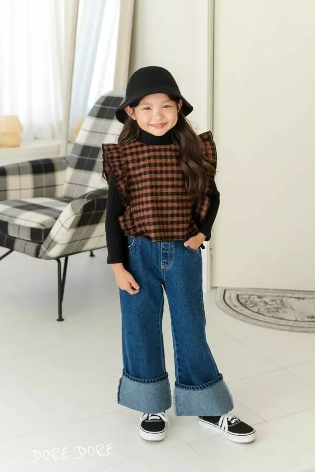 Dore Dore - Korean Children Fashion - #kidzfashiontrend - Frill Gobang Vest - 9