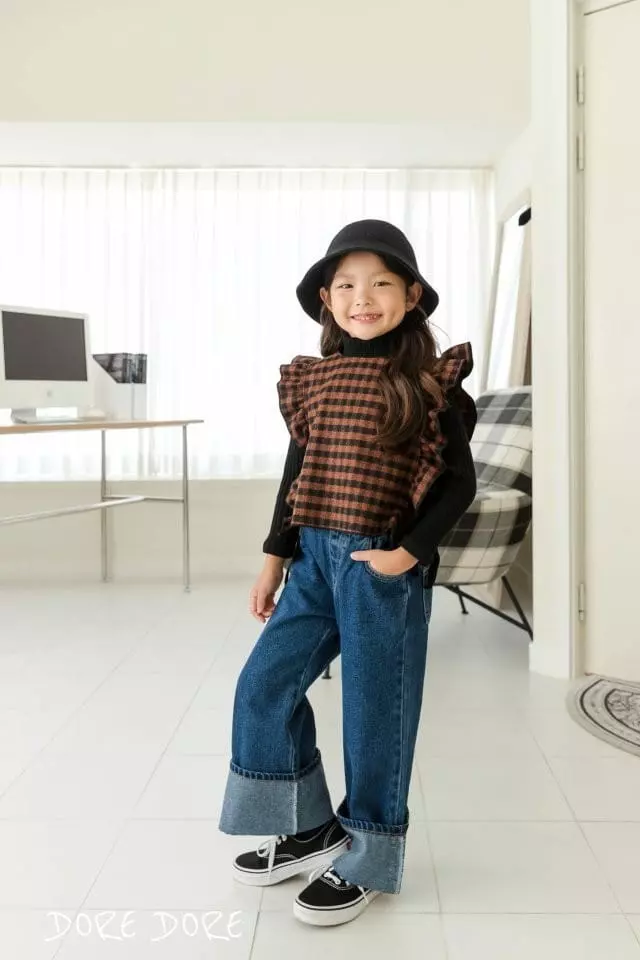 Dore Dore - Korean Children Fashion - #littlefashionista - Frill Gobang Vest - 11