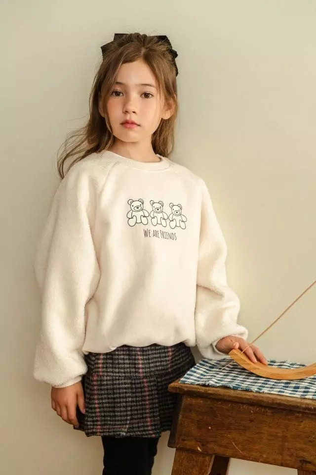 Dore Dore - Korean Children Fashion - #littlefashionista - Bear Raglan Sweatshirt - 11