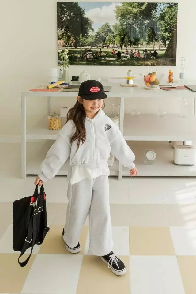 Dore Dore - Korean Children Fashion - #magicofchildhood - Embrodiery Hoody Zip-up - 9