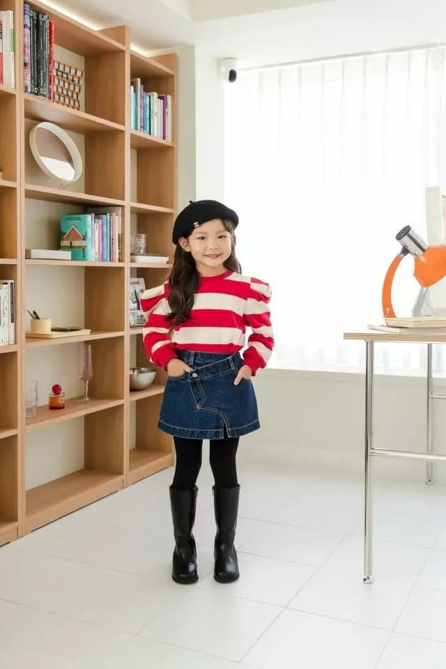Dore Dore - Korean Children Fashion - #magicofchildhood - Lins Stripes Puff Sweatshirt - 7