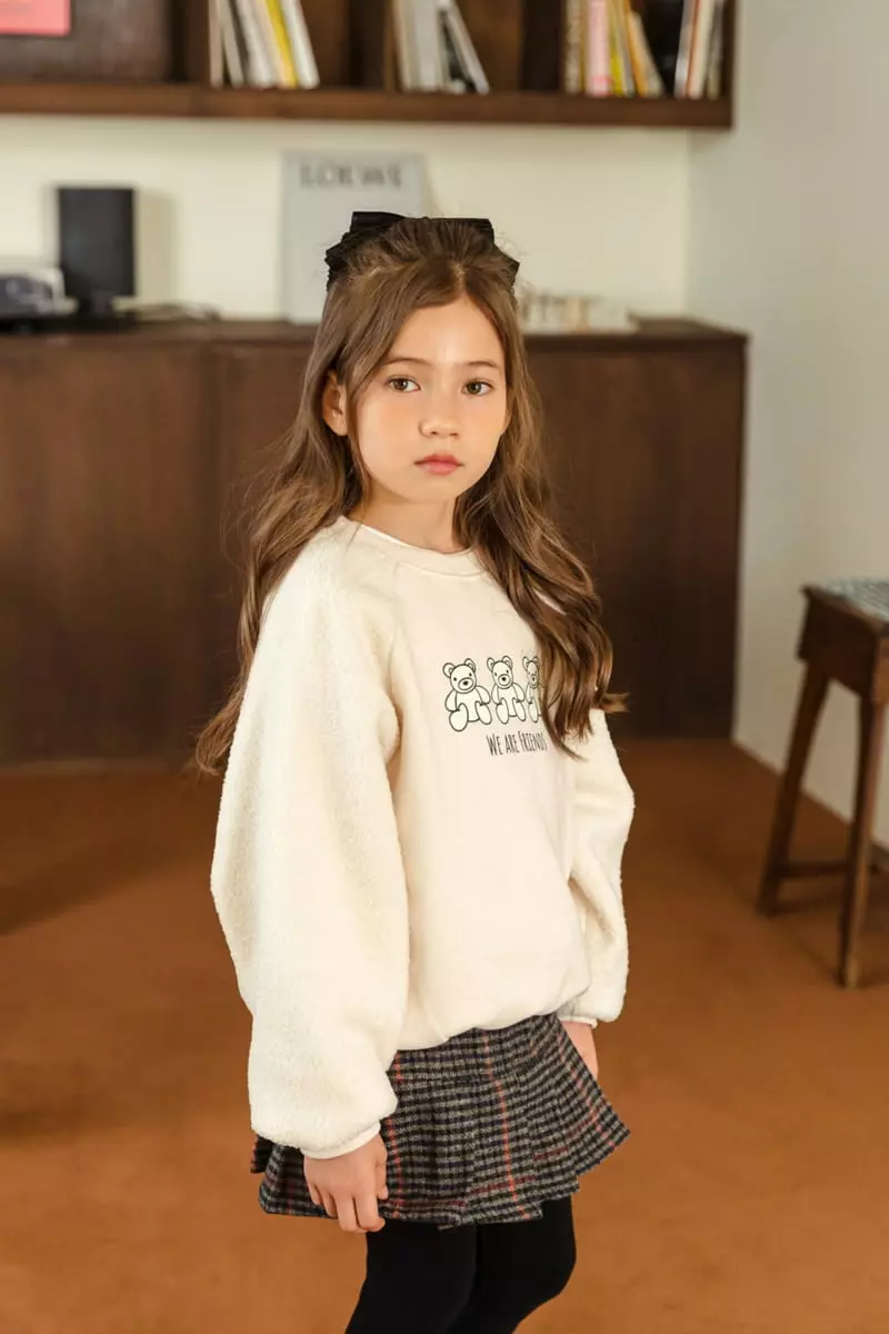 Dore Dore - Korean Children Fashion - #magicofchildhood - Wrinkle check Skirt Leggings - 9