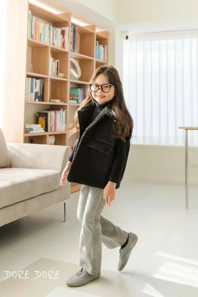 Dore Dore - Korean Children Fashion - #minifashionista - Rib Turtleneck Tee - 2