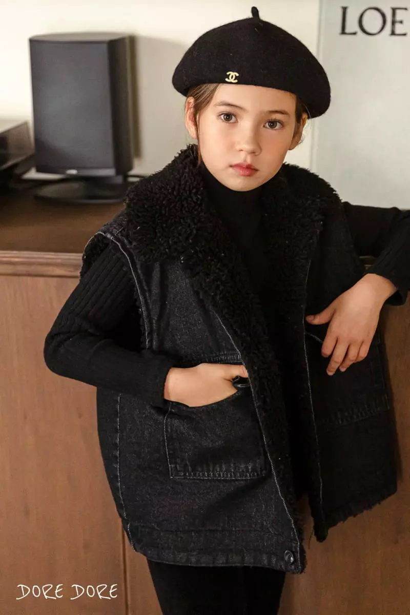 Dore Dore - Korean Children Fashion - #magicofchildhood - Rib Veloure Leggings - 4