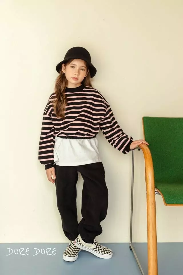 Dore Dore - Korean Children Fashion - #minifashionista - Basic Muzi Slit Tee - 4