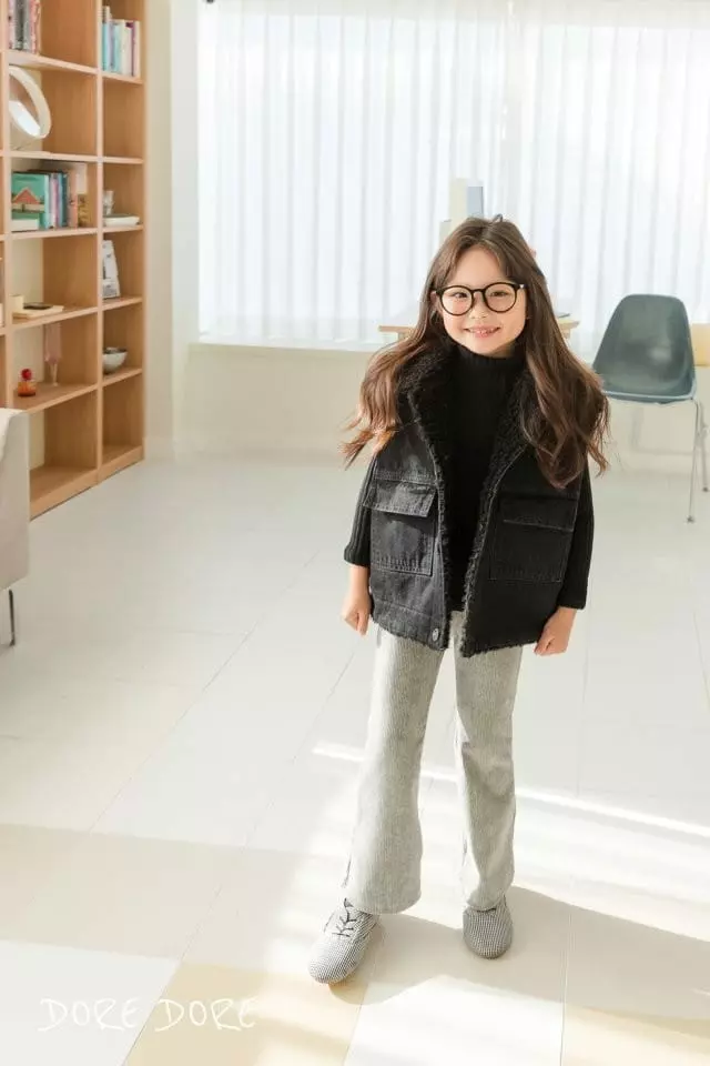 Dore Dore - Korean Children Fashion - #prettylittlegirls - Rib Turtleneck Tee - 3