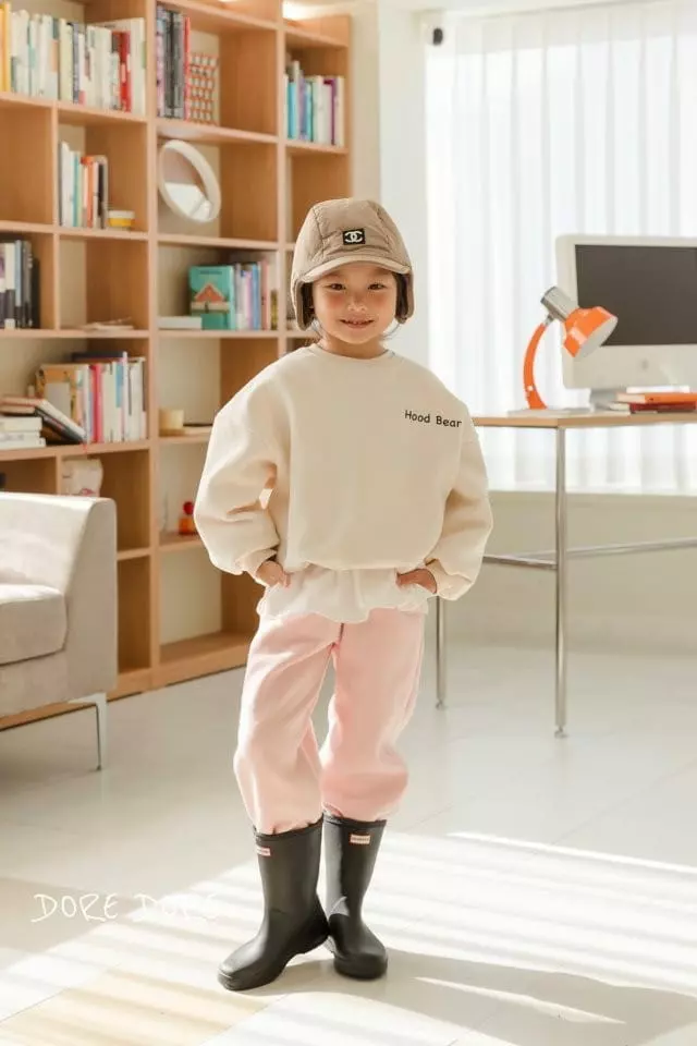 Dore Dore - Korean Children Fashion - #prettylittlegirls - Hoody Bear Sweatshirt - 2