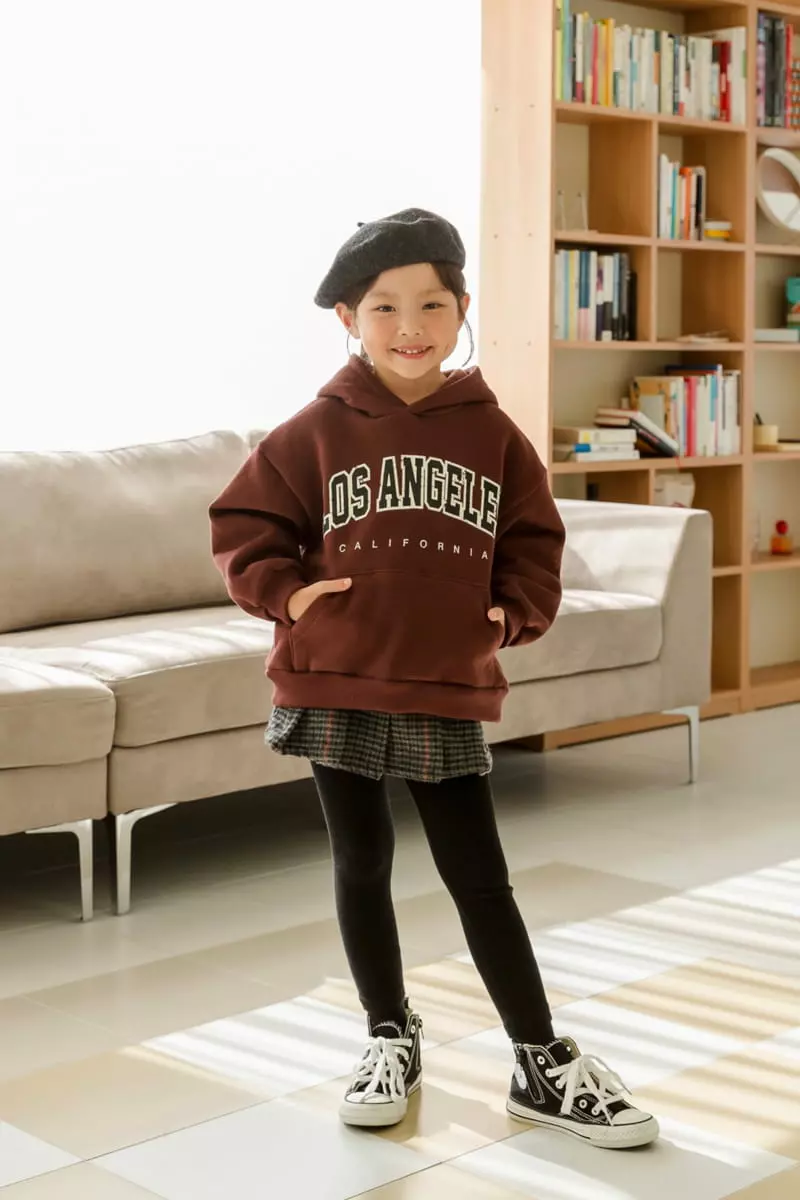 Dore Dore - Korean Children Fashion - #prettylittlegirls - Wrinkle check Skirt Leggings - 11