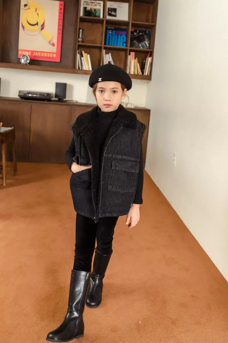 Dore Dore - Korean Children Fashion - #prettylittlegirls - Rib Veloure Leggings - 5