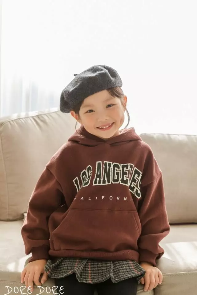 Dore Dore - Korean Children Fashion - #toddlerclothing - Los Angelo Hoody - 4