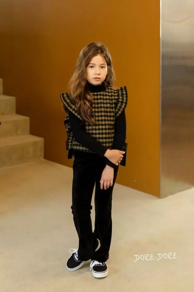 Dore Dore - Korean Children Fashion - #stylishchildhood - Frill Gobang Vest