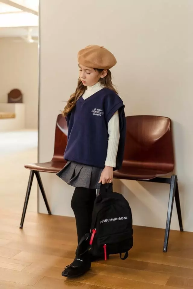 Dore Dore - Korean Children Fashion - #stylishchildhood - Mosic Wrinkle Skirt Leggings - 10