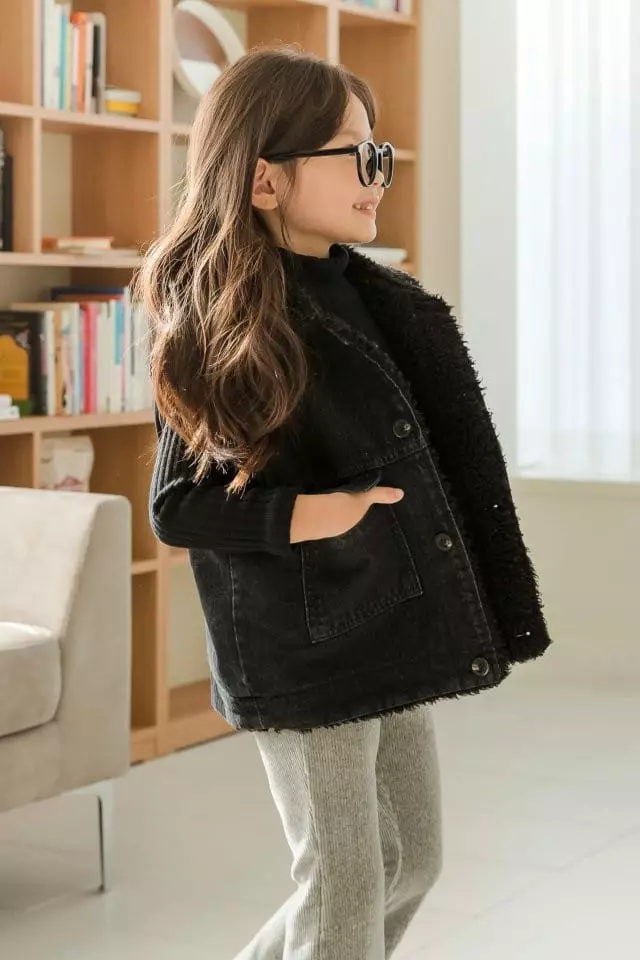 Dore Dore - Korean Children Fashion - #prettylittlegirls - Rib Turtleneck Tee - 4