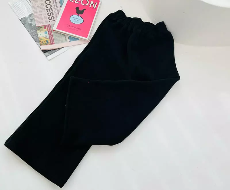 Dore Dore - Korean Children Fashion - #todddlerfashion - Fleece Terry Pants - 10
