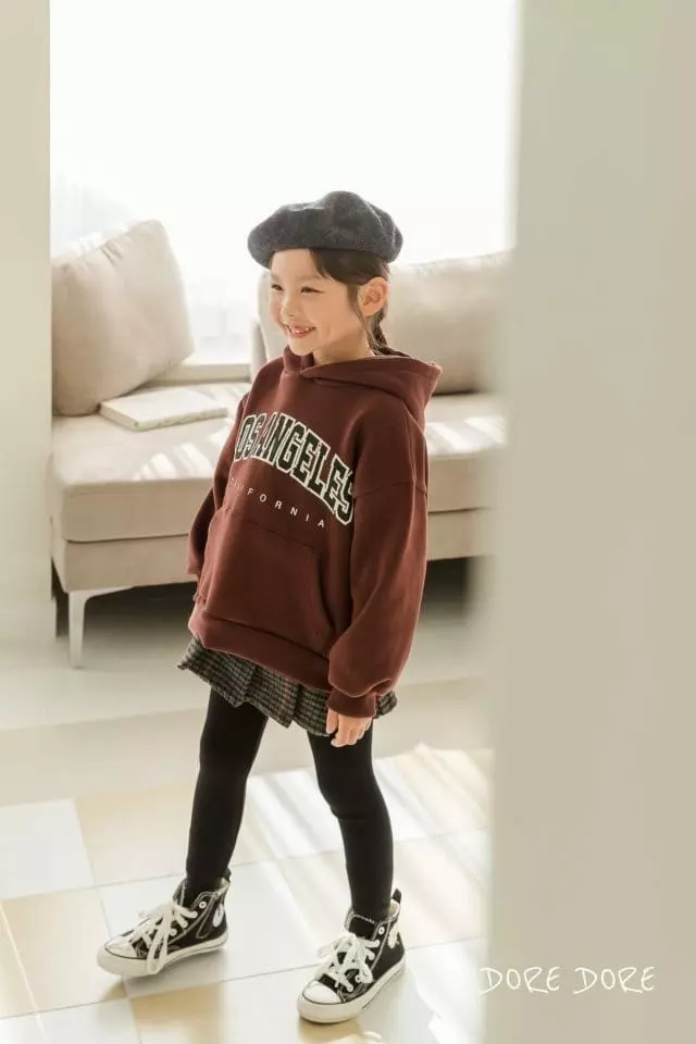 Dore Dore - Korean Children Fashion - #toddlerclothing - Los Angelo Hoody - 3