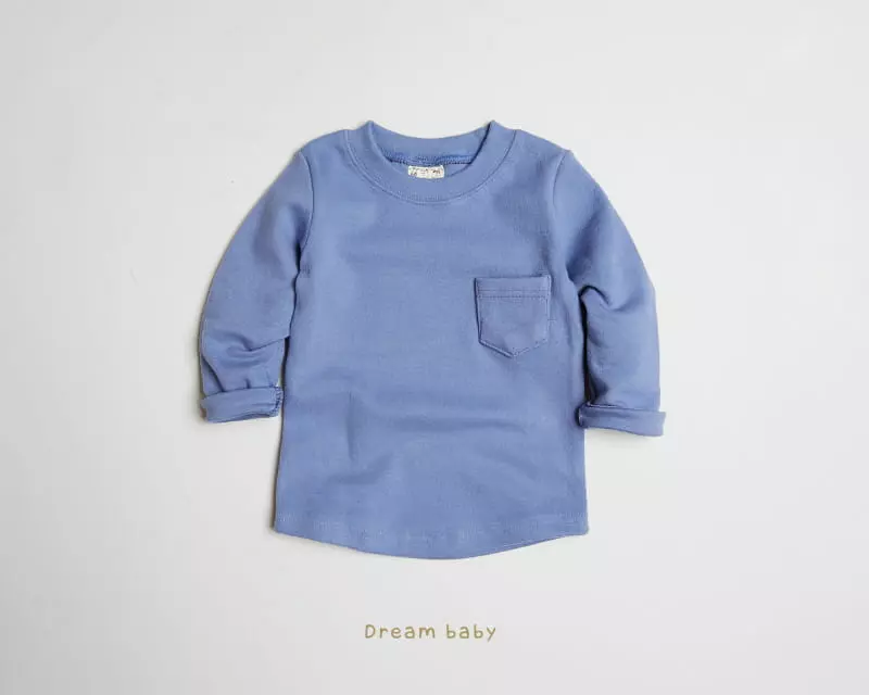 Dream Baby - Korean Children Fashion - #Kfashion4kids - Dotom Fleece Pocket Tee - 7