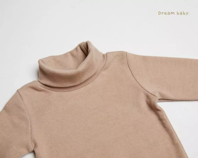 Dream Baby - Korean Children Fashion - #designkidswear - Dotom Turtleneck Fleece Tee - 2