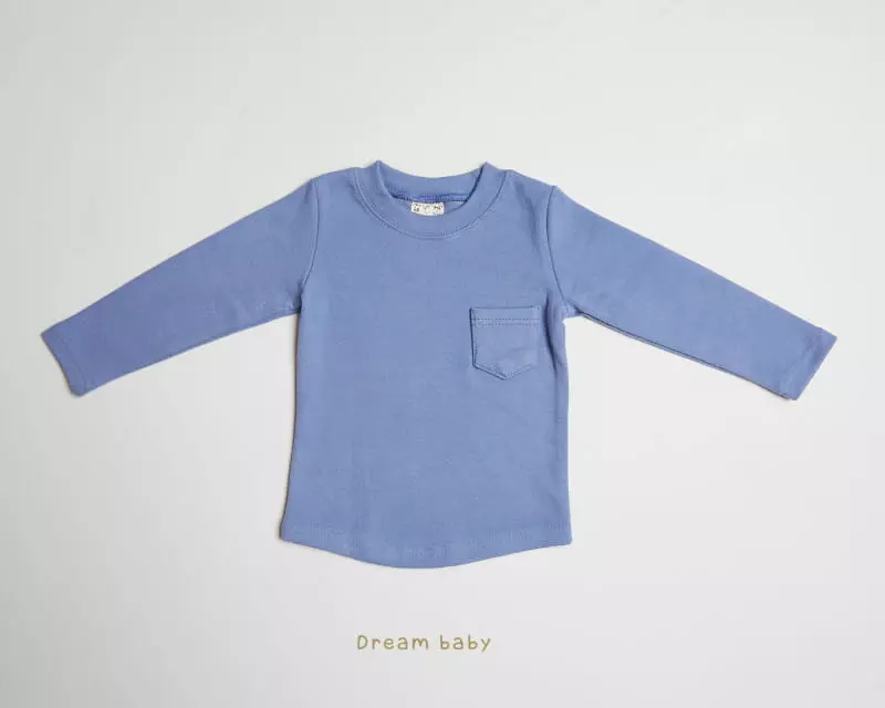 Dream Baby - Korean Children Fashion - #designkidswear - Dotom Fleece Pocket Tee