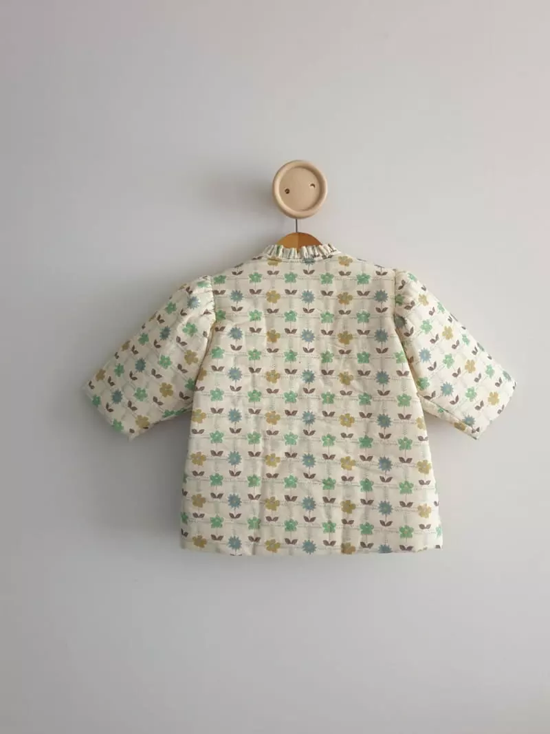 Eclair - Korean Children Fashion - #childofig - Flower Padding Coat - 2