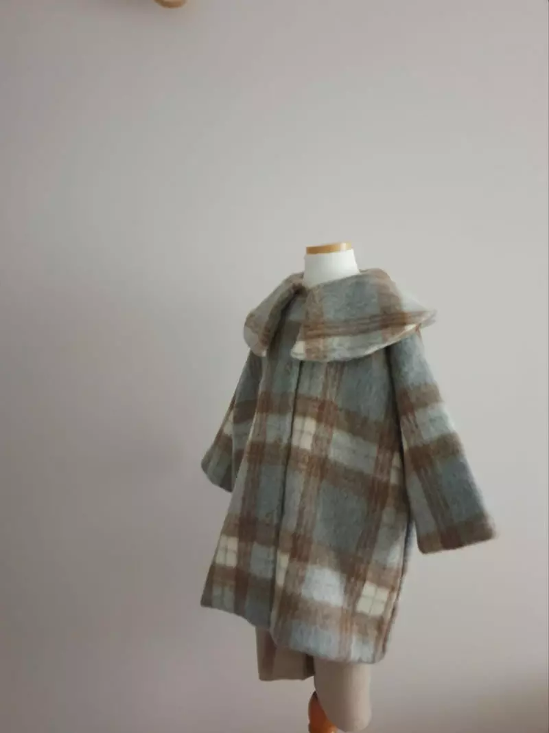 Eclair - Korean Children Fashion - #childrensboutique - Check Coat - 5