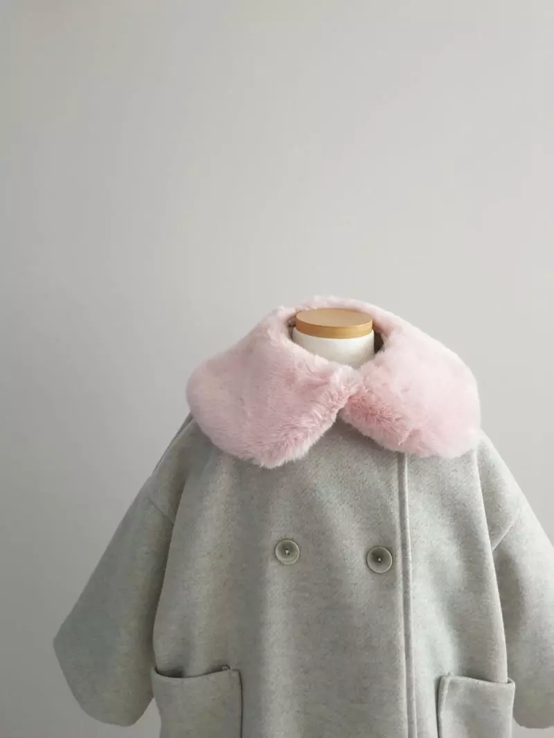 Eclair - Korean Children Fashion - #childrensboutique - Fluffy Collat - 10
