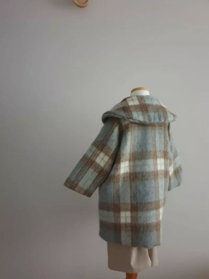 Eclair - Korean Children Fashion - #designkidswear - Check Coat - 6