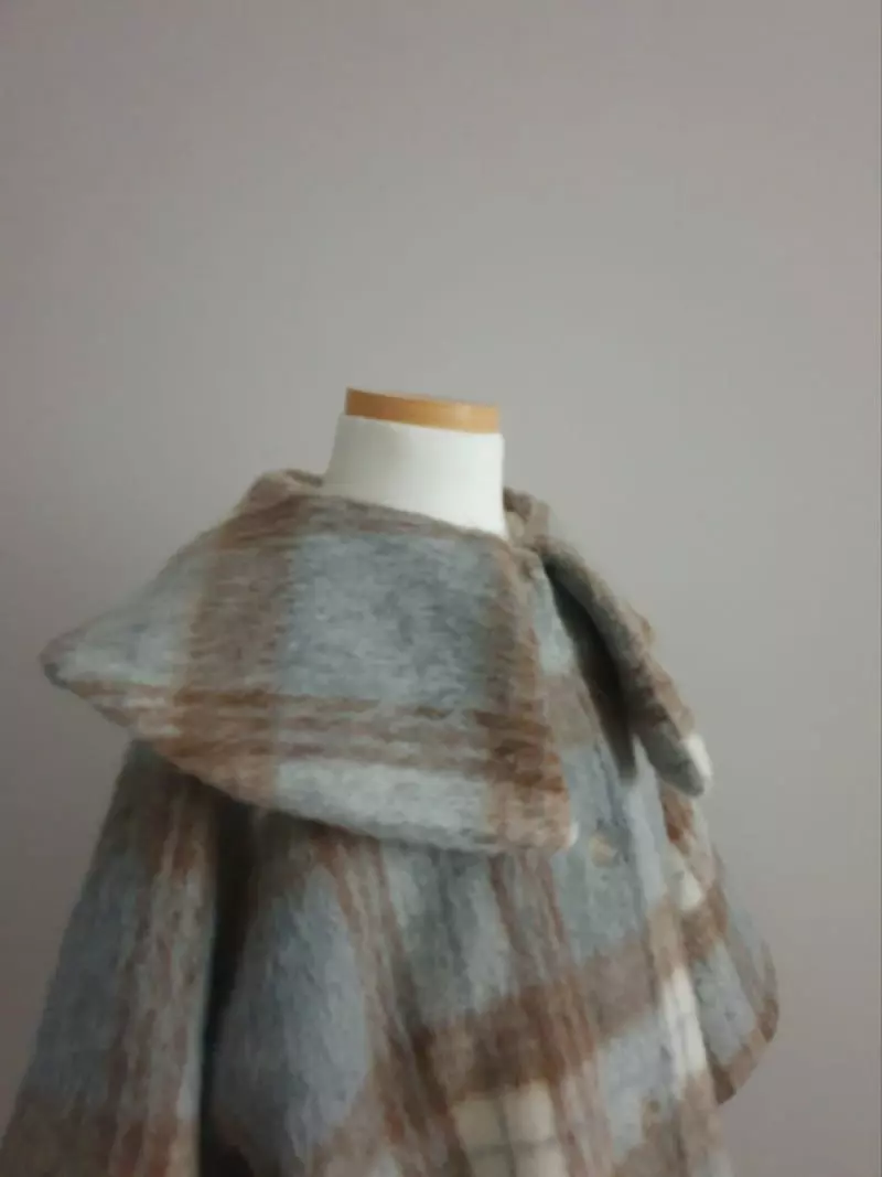 Eclair - Korean Children Fashion - #discoveringself - Check Coat - 7