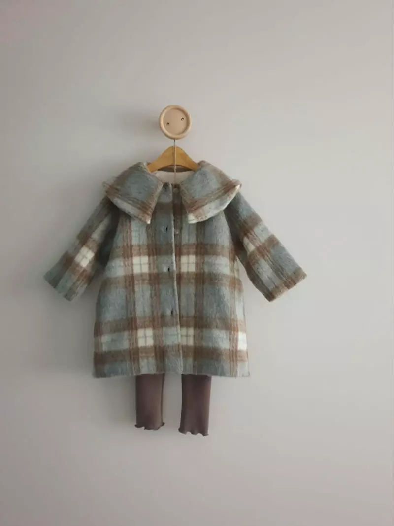Eclair - Korean Children Fashion - #fashionkids - Check Coat - 8