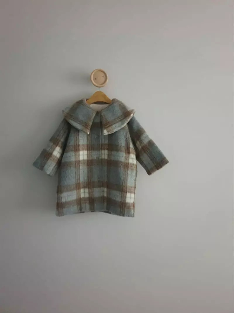 Eclair - Korean Children Fashion - #toddlerclothing - Check Coat - 2
