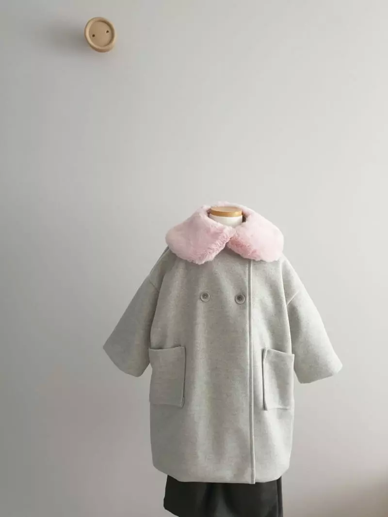 Eclair - Korean Children Fashion - #toddlerclothing - Fluffy Collat - 7