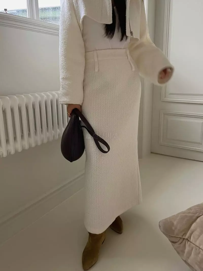 Egg Is - Korean Women Fashion - #momslook - Bookle Maxy Skirt - 4