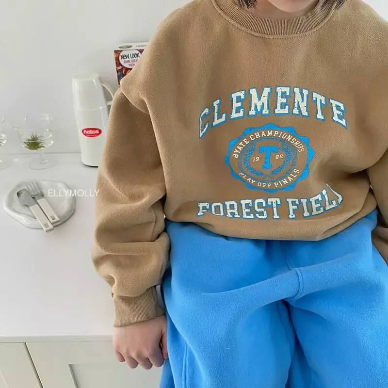 Ellymolly - Korean Children Fashion - #childofig - T Mark Sweatshirt - 6