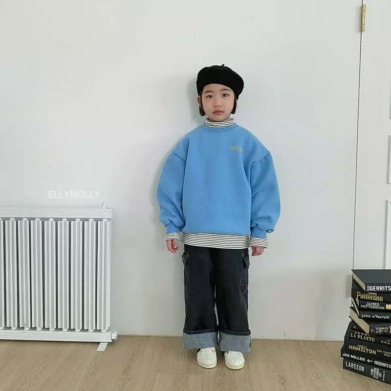 Ellymolly - Korean Children Fashion - #childofig - Lover More Fleece Sweatshirt - 5