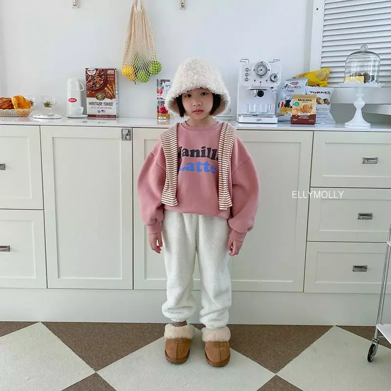 Ellymolly - Korean Children Fashion - #childrensboutique - Fleece Reversible Pants - 5