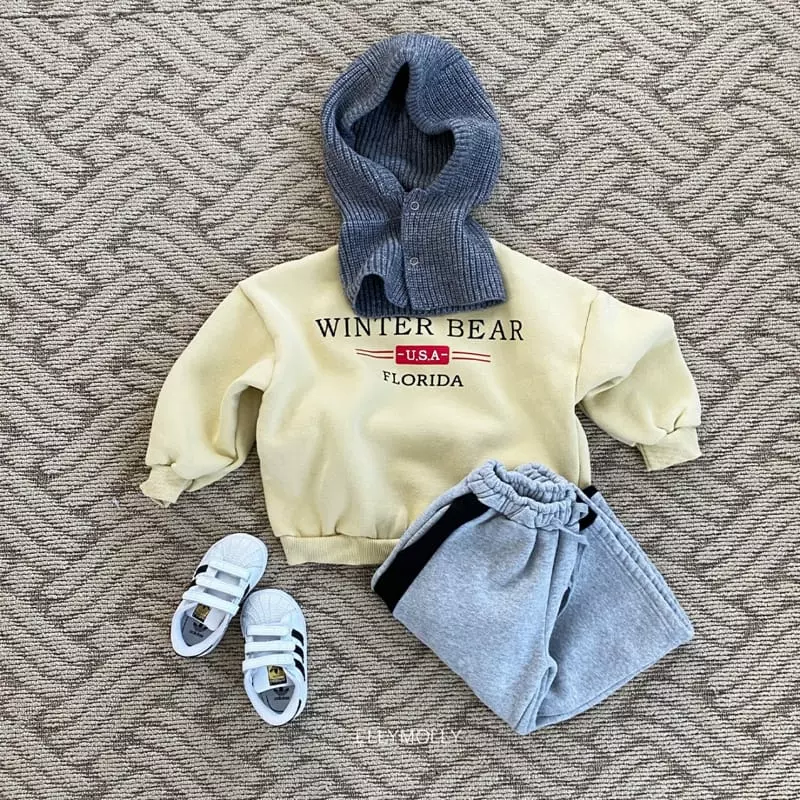 Ellymolly - Korean Children Fashion - #designkidswear - CL Fleece Pants - 8