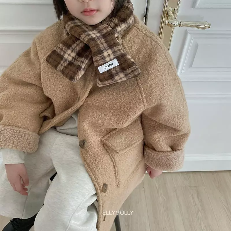 Ellymolly - Korean Children Fashion - #discoveringself - Mini Check Muffler - 5