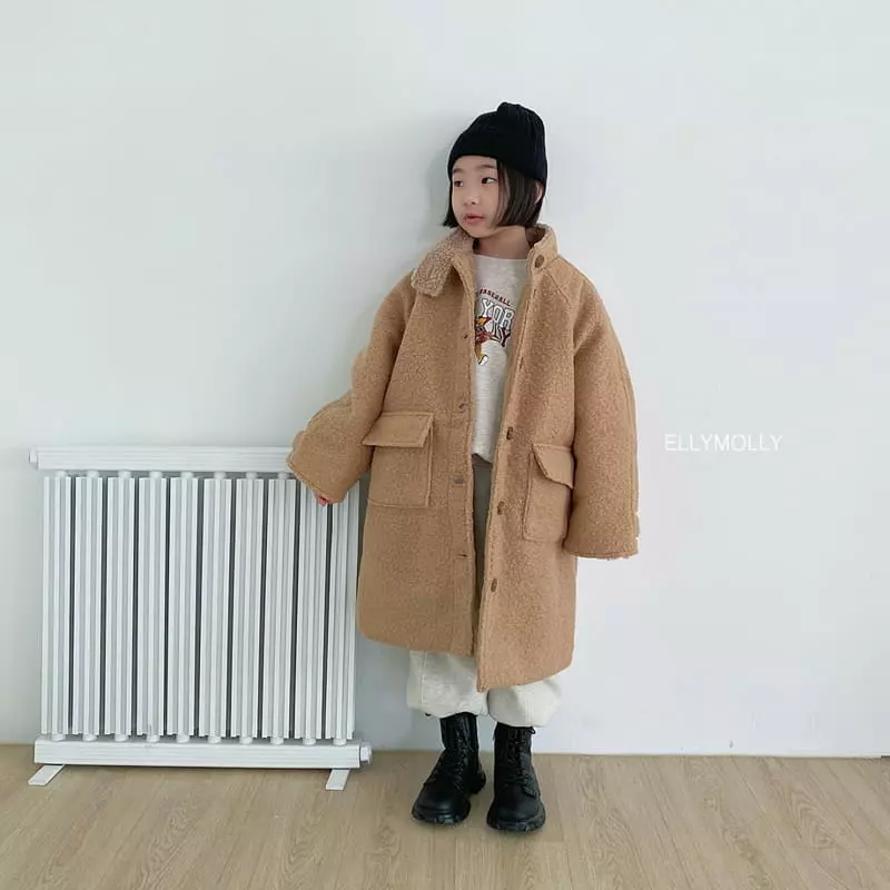 Ellymolly - Korean Children Fashion - #discoveringself - Apola Long Coat - 2