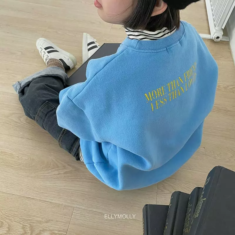 Ellymolly - Korean Children Fashion - #discoveringself - Lover More Fleece Sweatshirt - 8